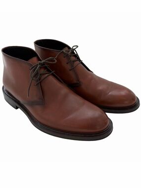 Adam Derrick To Boot Richard Chukka Boots Cognac Trapper Leather Size 10 EUC